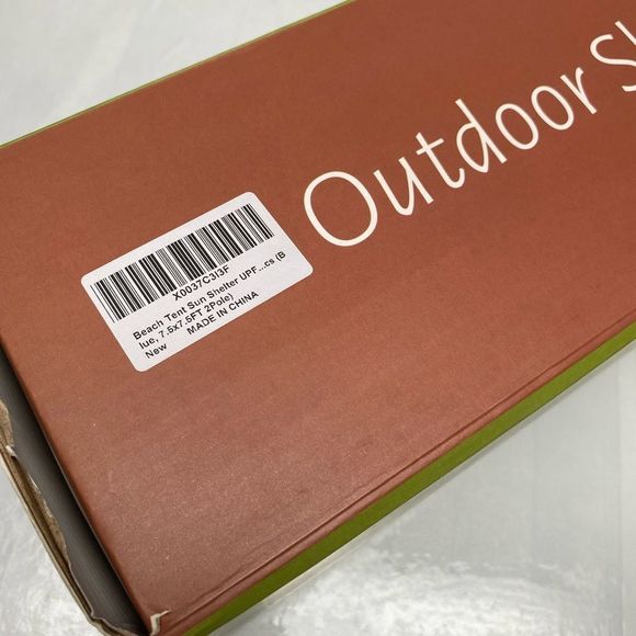 Beach Tent Sun Shelter UPF50+ with Sand Shovel, Ground Pegs and Stability - Picture 9 of 11